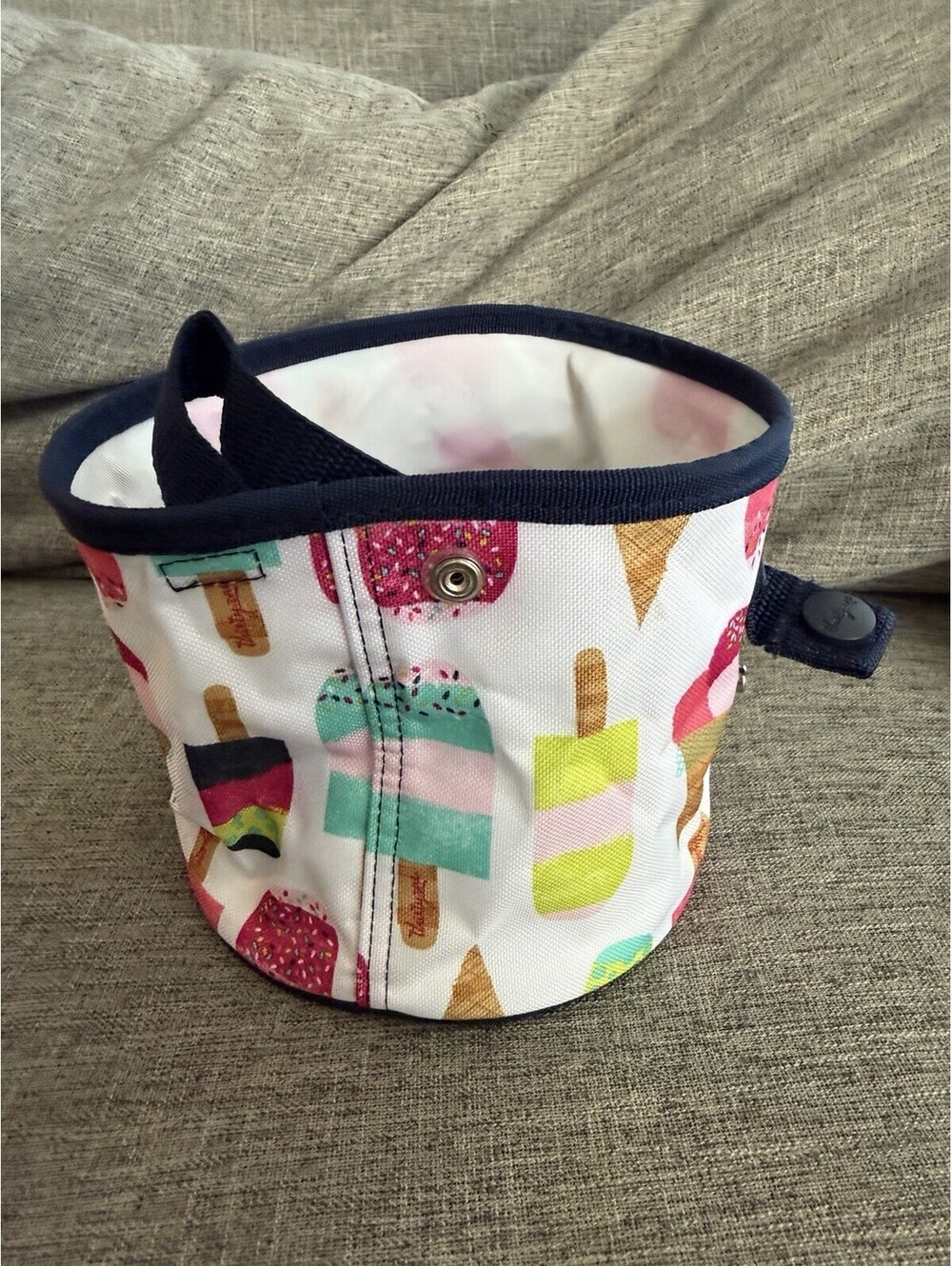 Thirty One Oh Snap Bin In Sweet Sprinkles Popsicle Ice Cream Collapsible - Picture 3 of 8